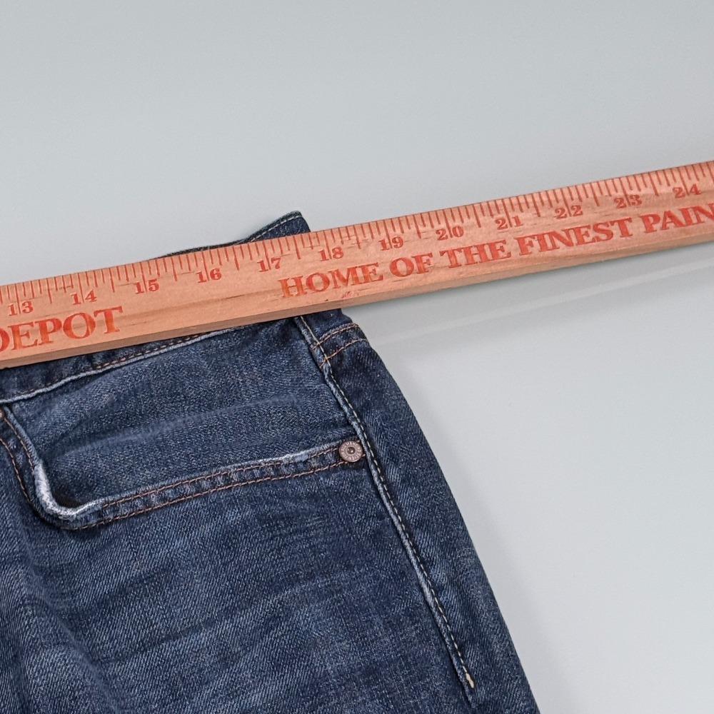 7 For All Mankind Carsen Jeans Mens 36x32 Striaght Leg Blue Denim USA 7FAM - Picture 15 of 16
